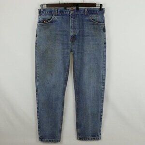 Berne FR Men's Size 42x32 Blue Denim Flame Resistant Straight Leg Jeans